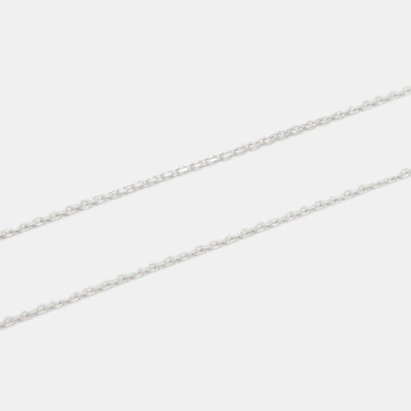 Dainty Diamond Cut Chain in Silver