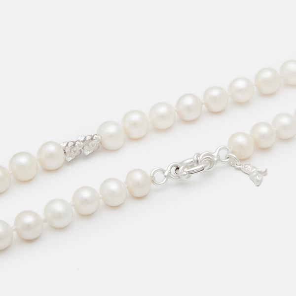 Louis II Pearl Necklace in Silver