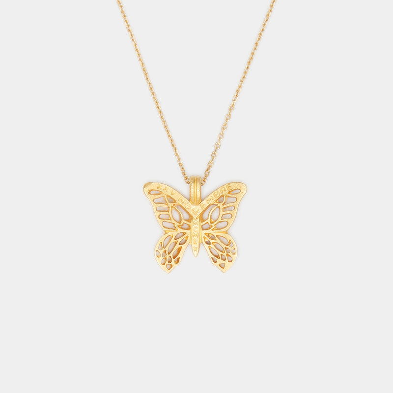 Mirabal Butterfly Necklace in Gold