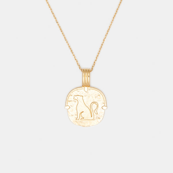 Cléo Lioness Necklace in Gold