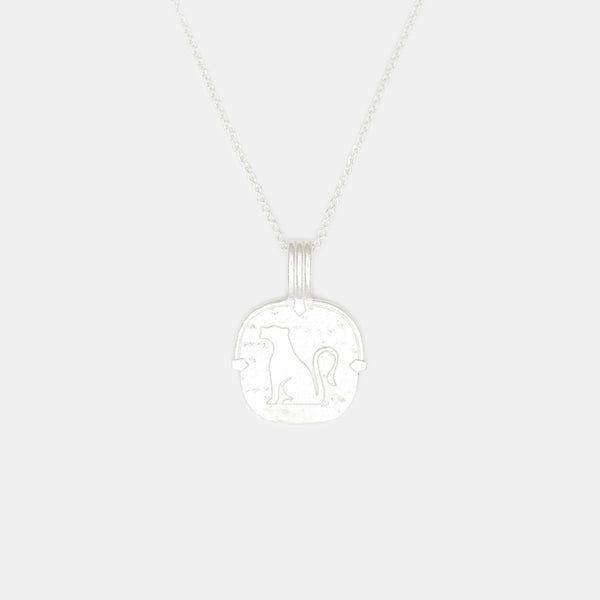 Cléo Lioness Necklace in Silver