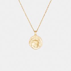 Medusa Necklace in Gold