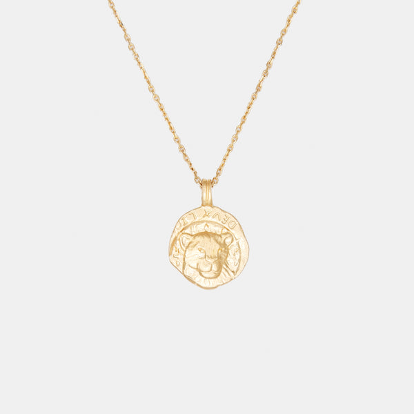 Medusa Necklace in Gold