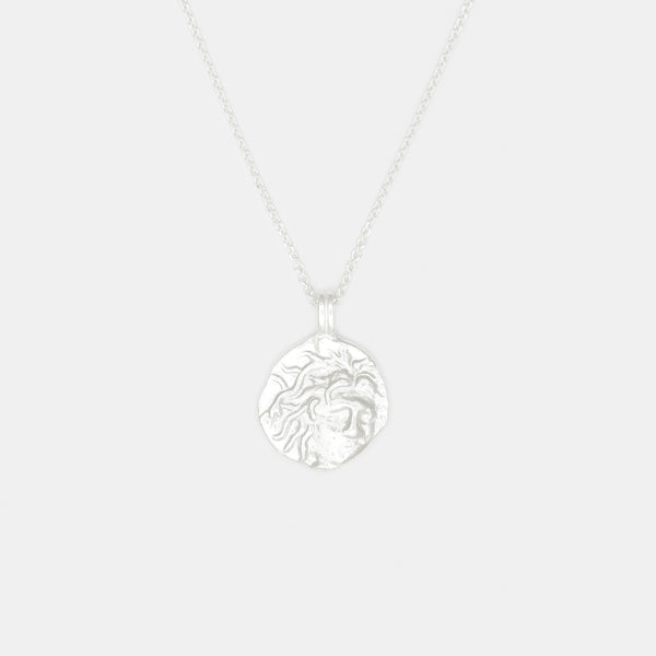 Medusa Necklace in Silver