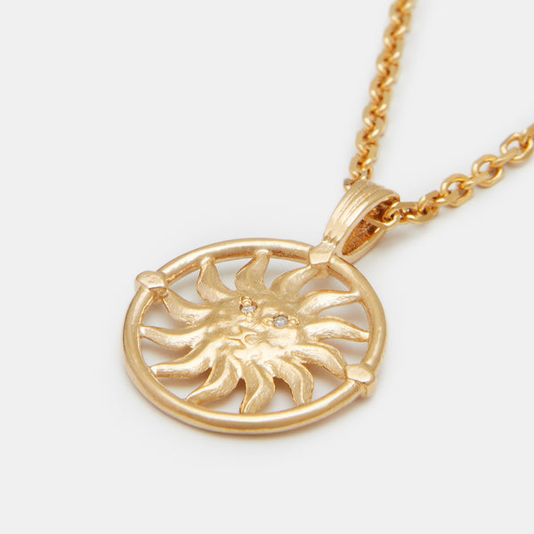 Teen Aurora Star Necklace in Gold