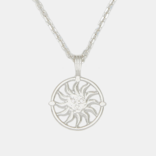 Teen Aurora Star Necklace in Silver