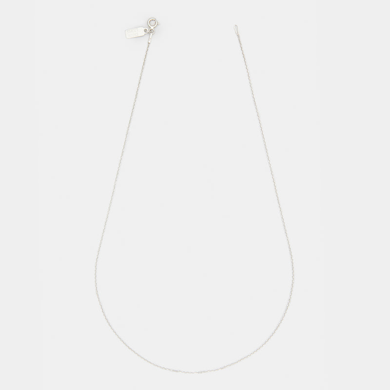 Dainty Diamond Cut Chain in Silver