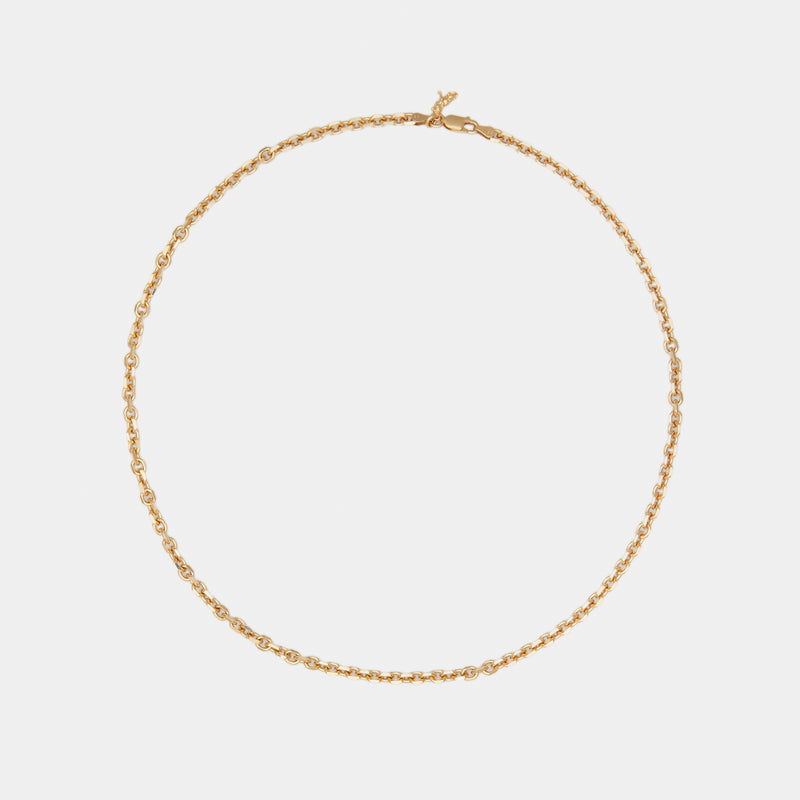 Teen Diamond Cut Chain in Gold