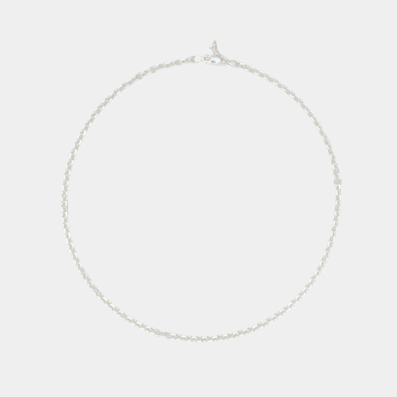 Teen Diamond Cut Chain in Silver