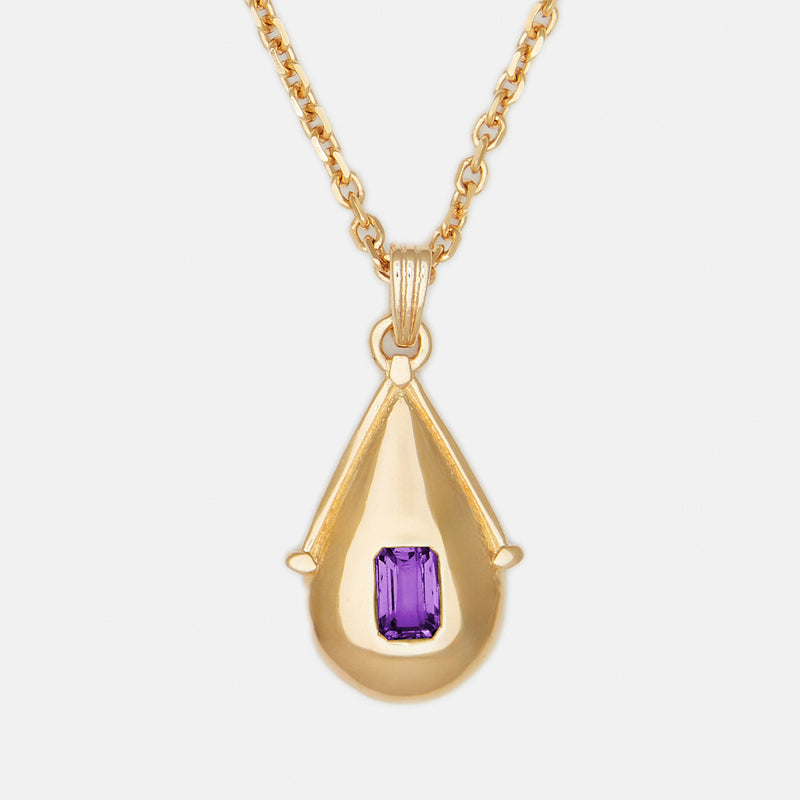 Villa Birthstone Necklace in Gold