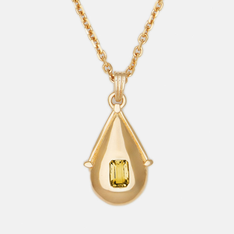 Villa Birthstone Necklace in Gold