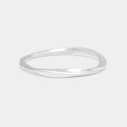 Bague Coulée Simple en Argent