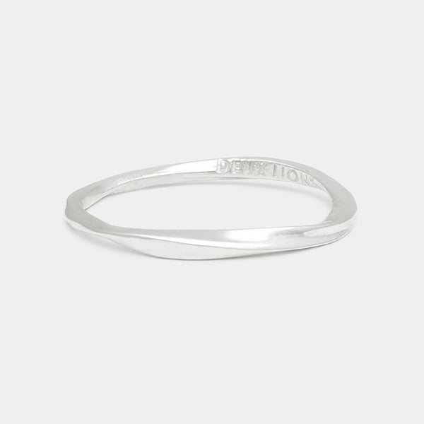 Bague Coulée Simple en Argent
