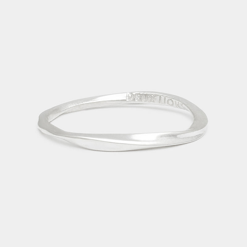 Bague Coulée Simple en Argent