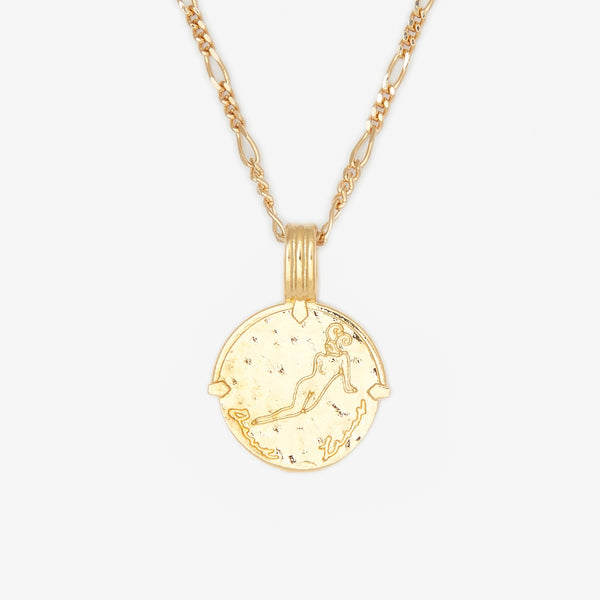 Zodiac Necklace in Gold for Her