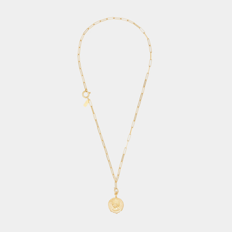 Sophia Charm on Cairo Chain in Gold