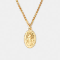 Madonna Necklace in Gold for Him