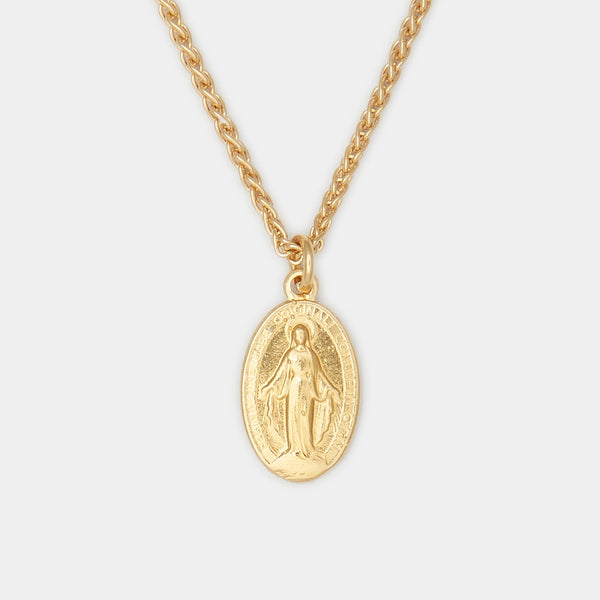 Madonna Necklace in Gold for Him