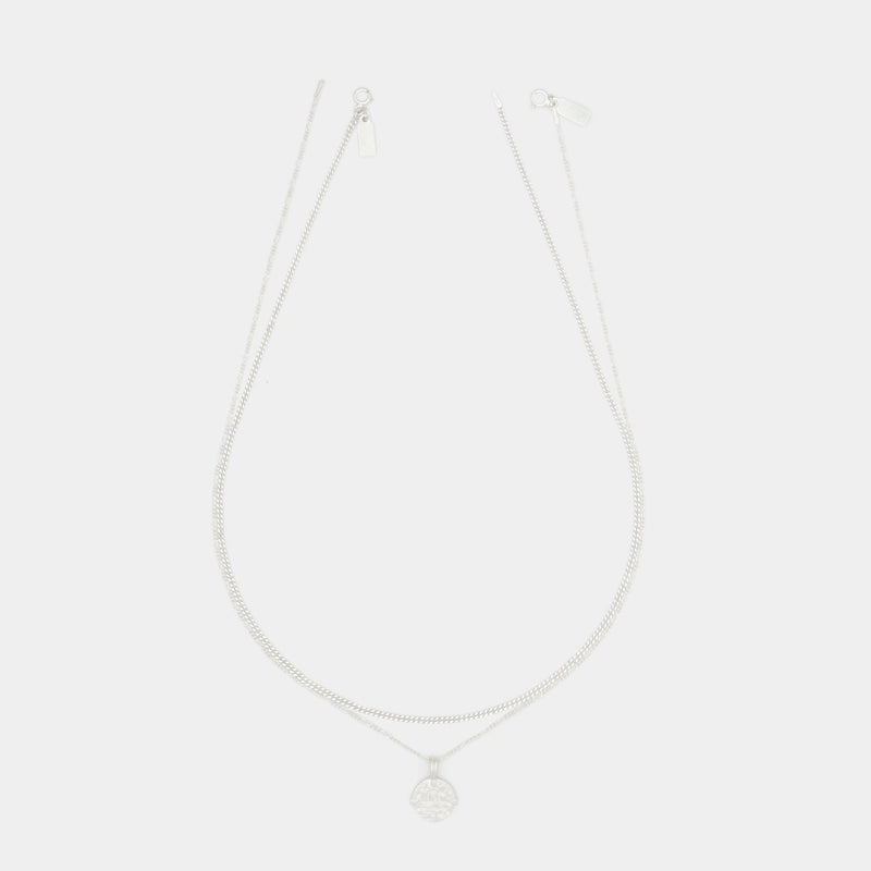Baby Zodiac Combo Necklace in Silver for Her