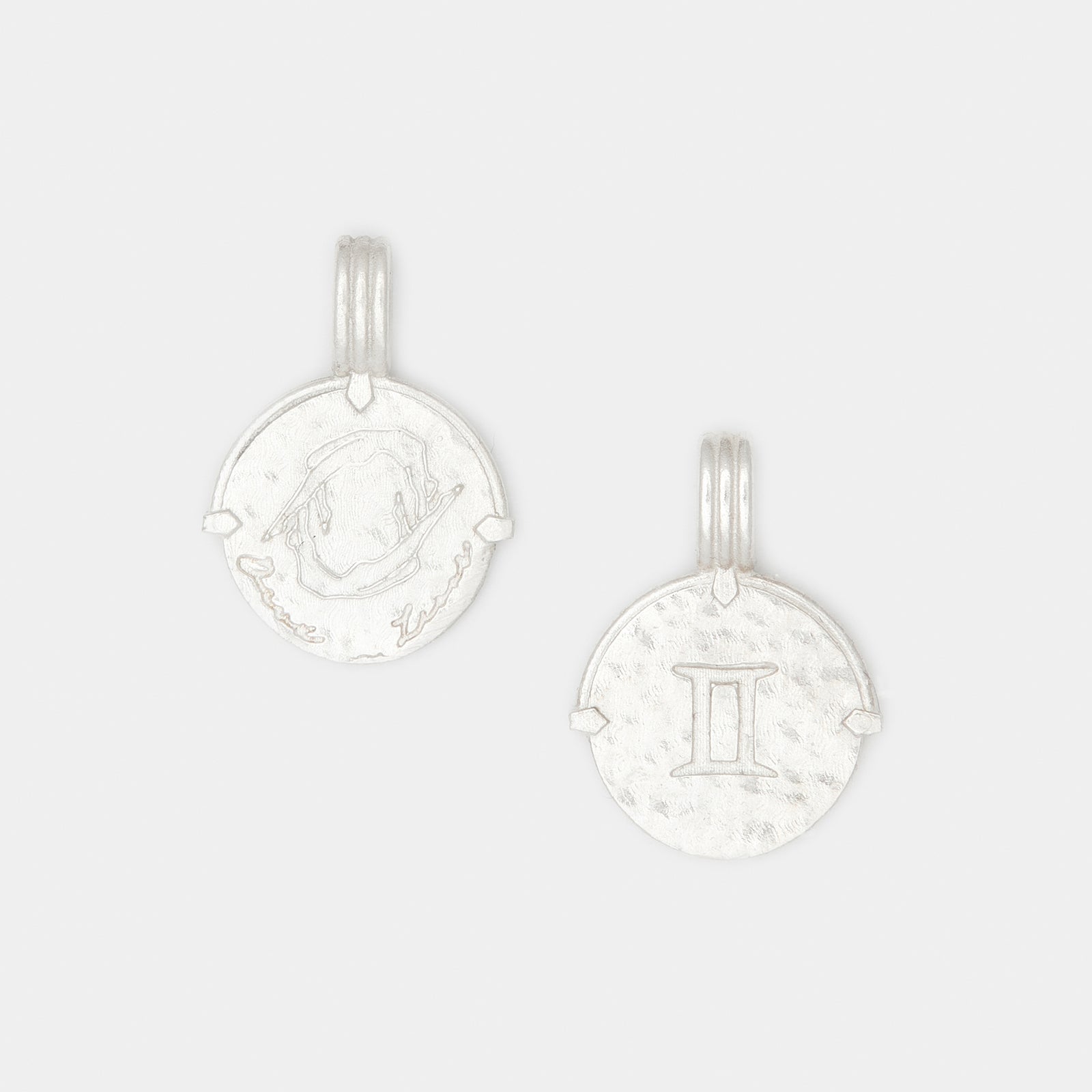 [RU SHUO X LOW CLASSIC] / ☆ GEMINI NECKLACE 2 / SILVER LOW CLASSIC