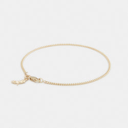 Baby Cuban Bracelet in Solid Gold for her