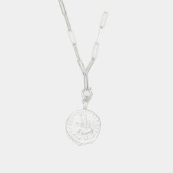 Sophia Charm on Cairo Chain in Silver