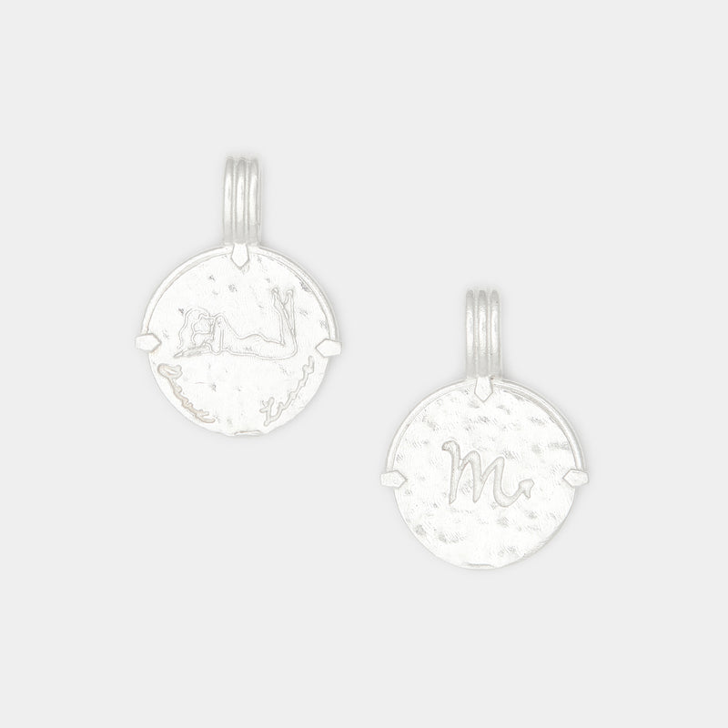 Zodiac Necklace in Silver for Him