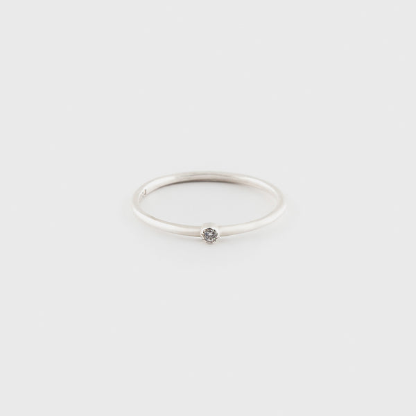 Bague Cléo Simple à Diamant