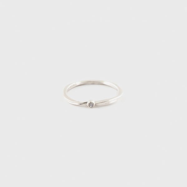 Bague Cléo Coulée à Diamant en Or