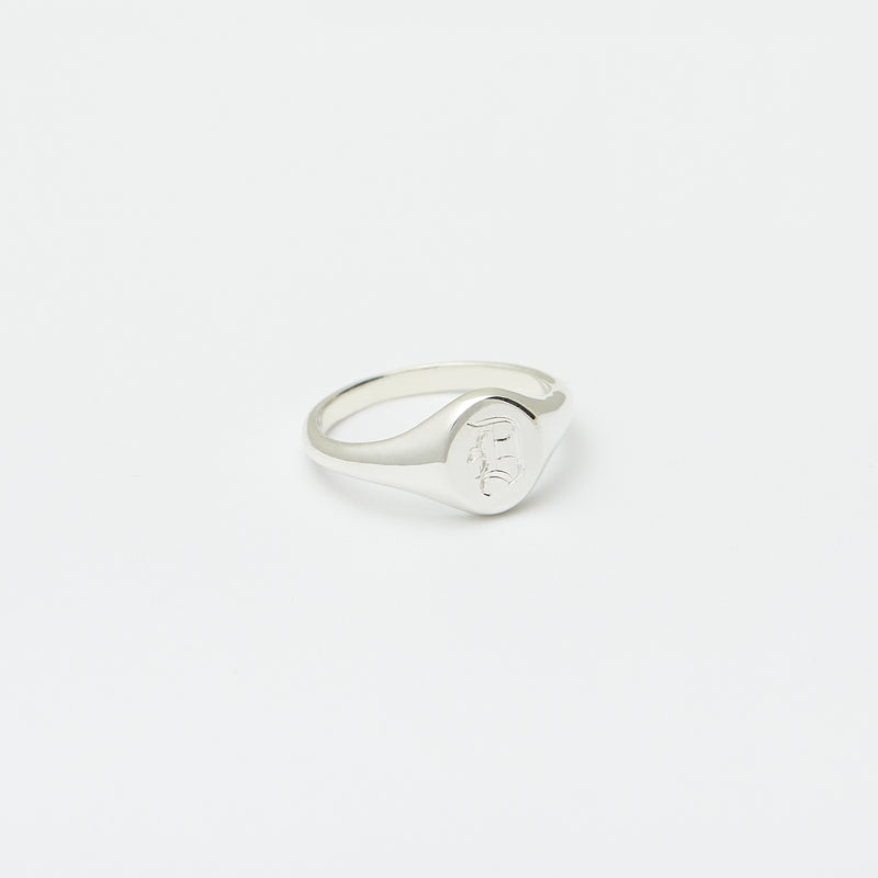 Jérôme Signet Ring in Sterling Silver