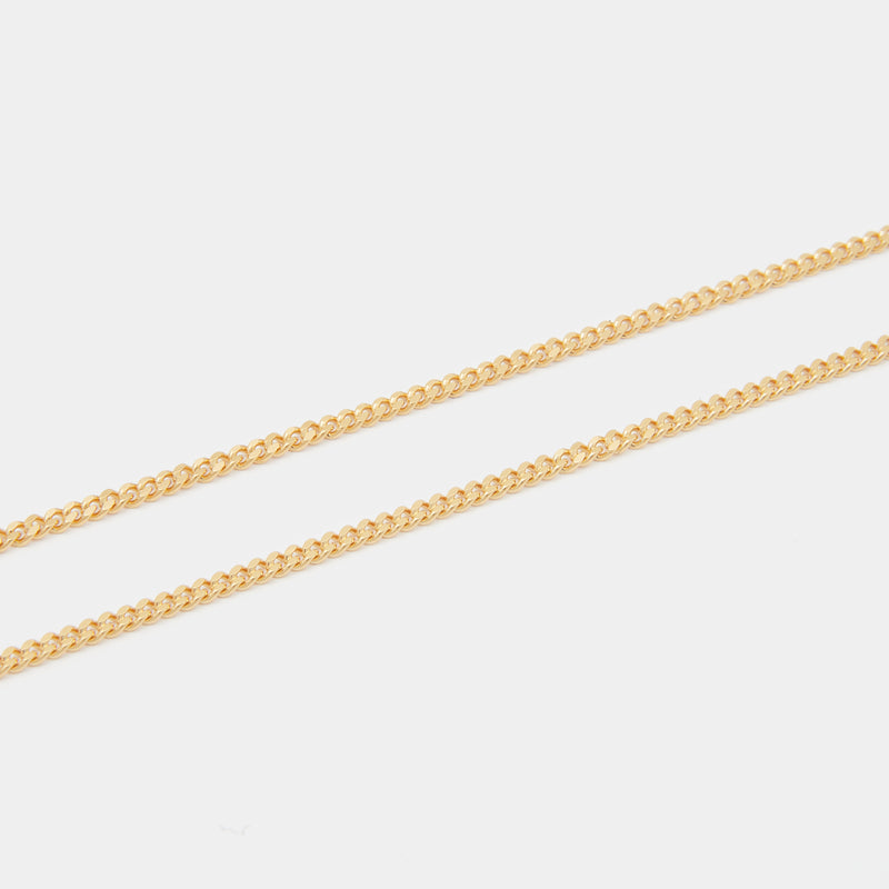 Baby Lion Tag Necklace in Gold