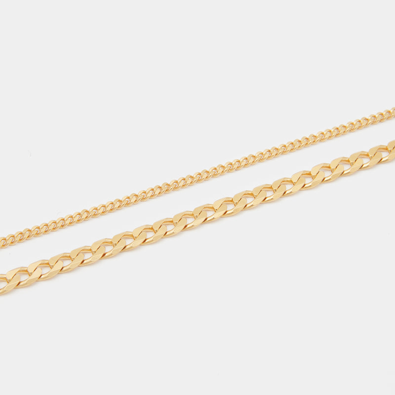 Wild Stack Cuban Chains in Gold for Him