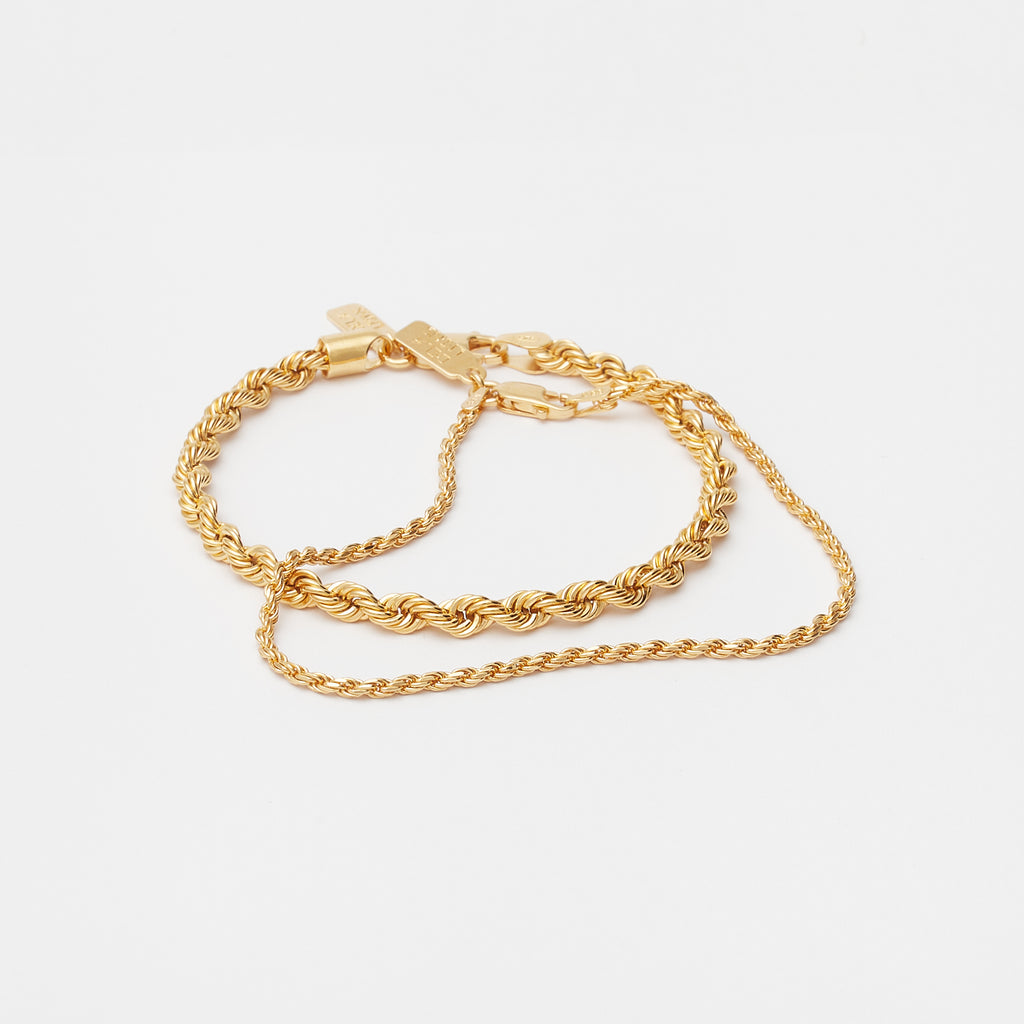 Stack Eternal Link Bracelets in Gold for her – DEUX LIONS JEWELRY