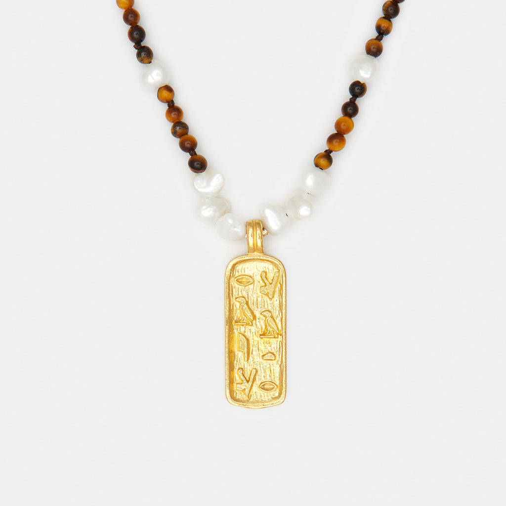 Ula Tiger eye Necklace DEUX LIONS JEWELRY