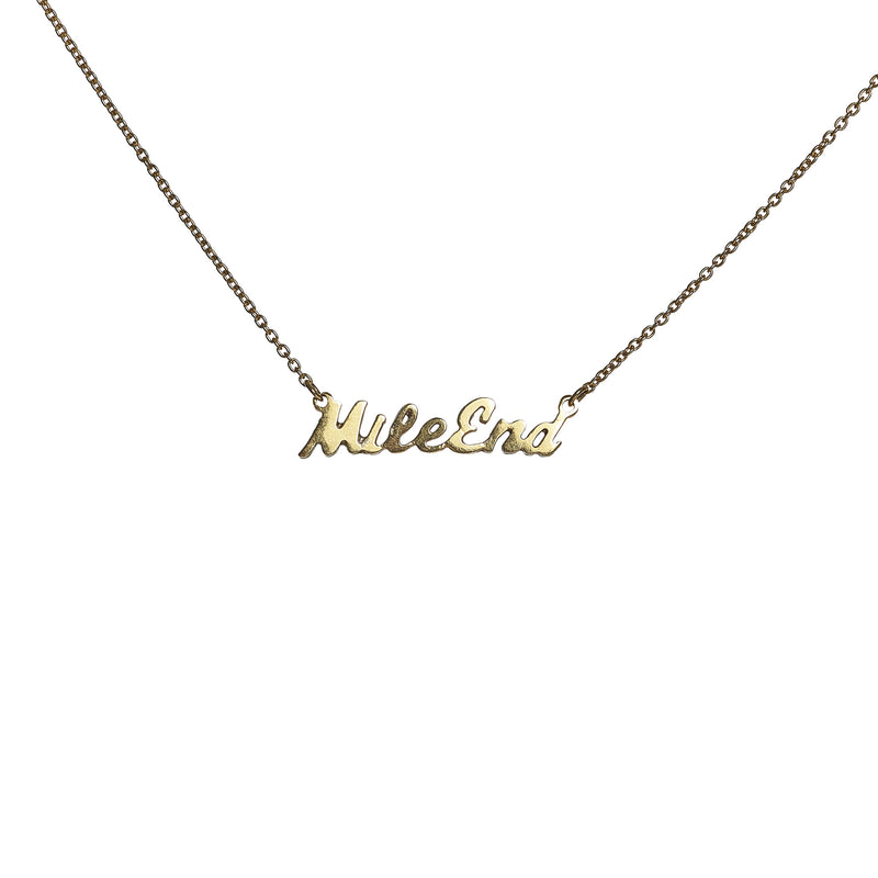 Classic Nameplate Necklace