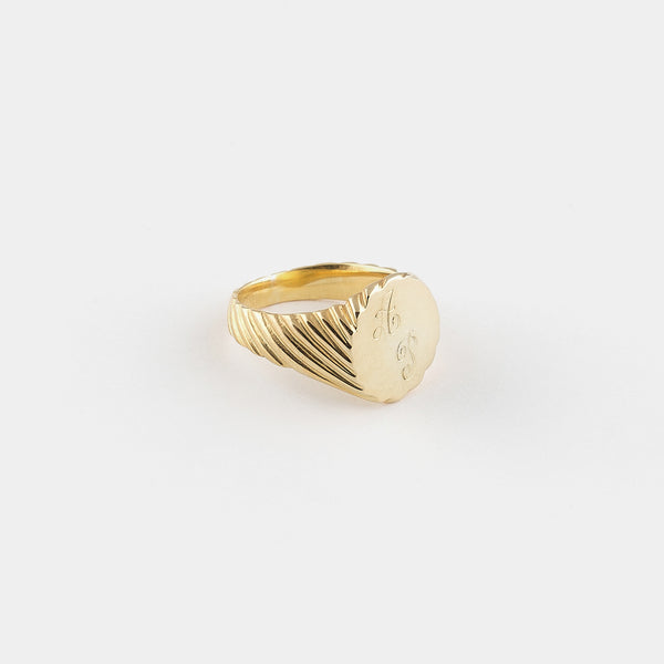 Julius Signet Ring in Gold