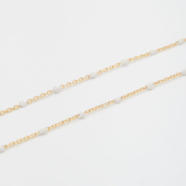 Condesa Necklace in Ivory White