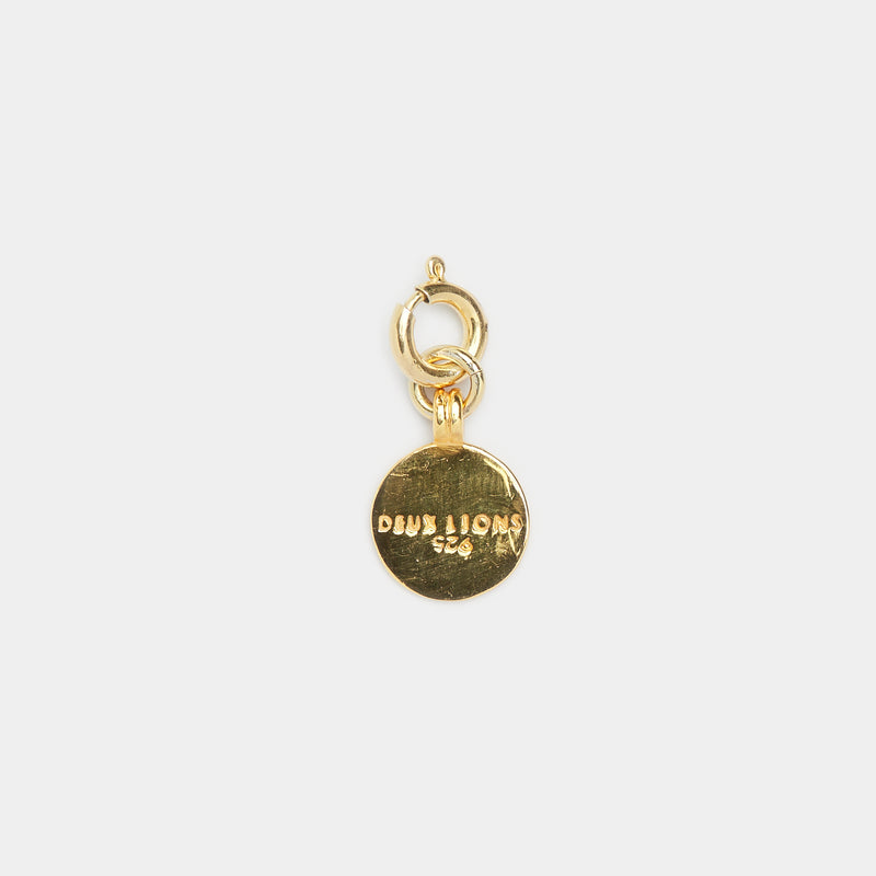 Lillie Initial Charm in Gold size Small
