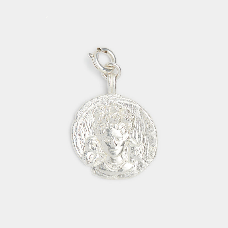 Freya Charm in Sterling Silver : The Artist – DEUX LIONS JEWELRY