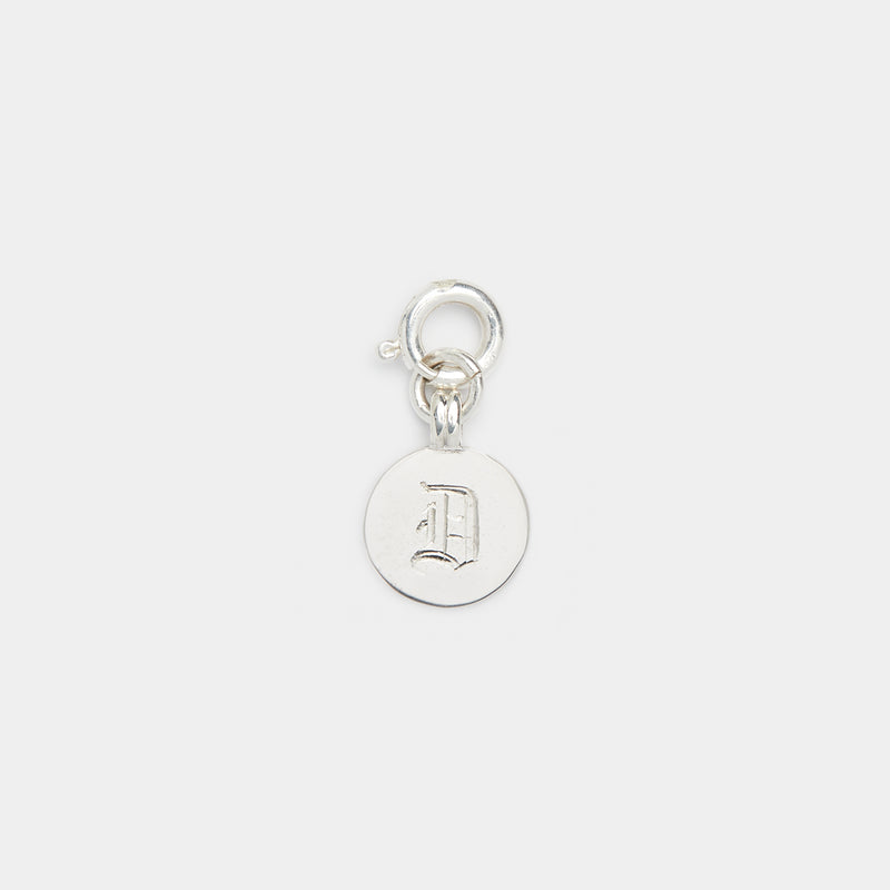 Lillie Initial Charm in Sterling Silver size Small