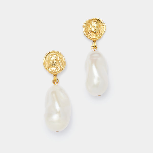 Filles de Gaïa Baroque Pearl Earrings