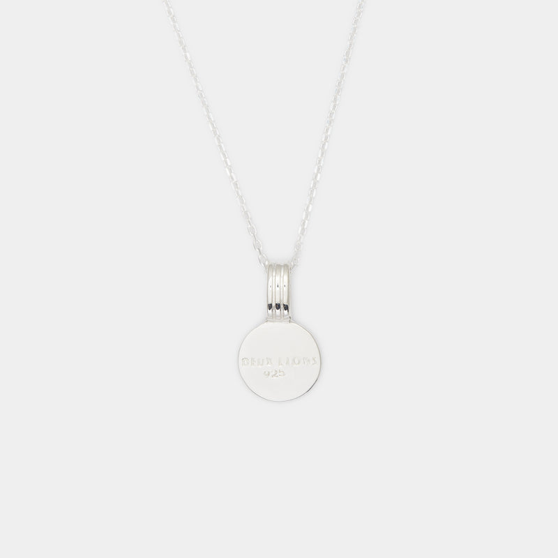 Tiny Joan Initial Medallion in Sterling Silver For Her
