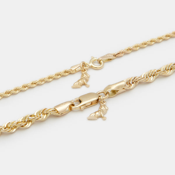Stack Eternal Link Bracelets in Solid Gold for her
