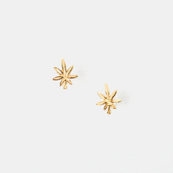 Mary Jane Studs in Gold – DEUX LIONS JEWELRY