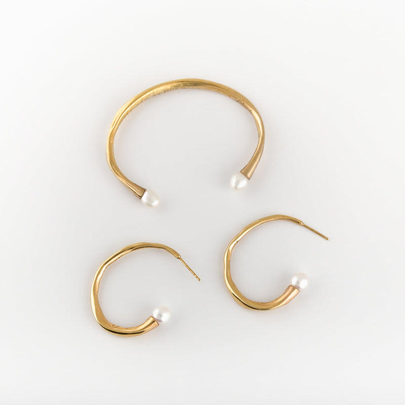 Noah Hoops in 14k Solid Gold