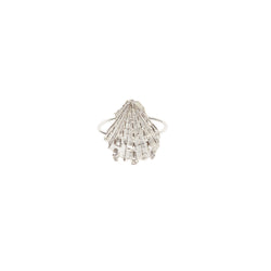 Arielle Seashell Ring in Sterling Silver