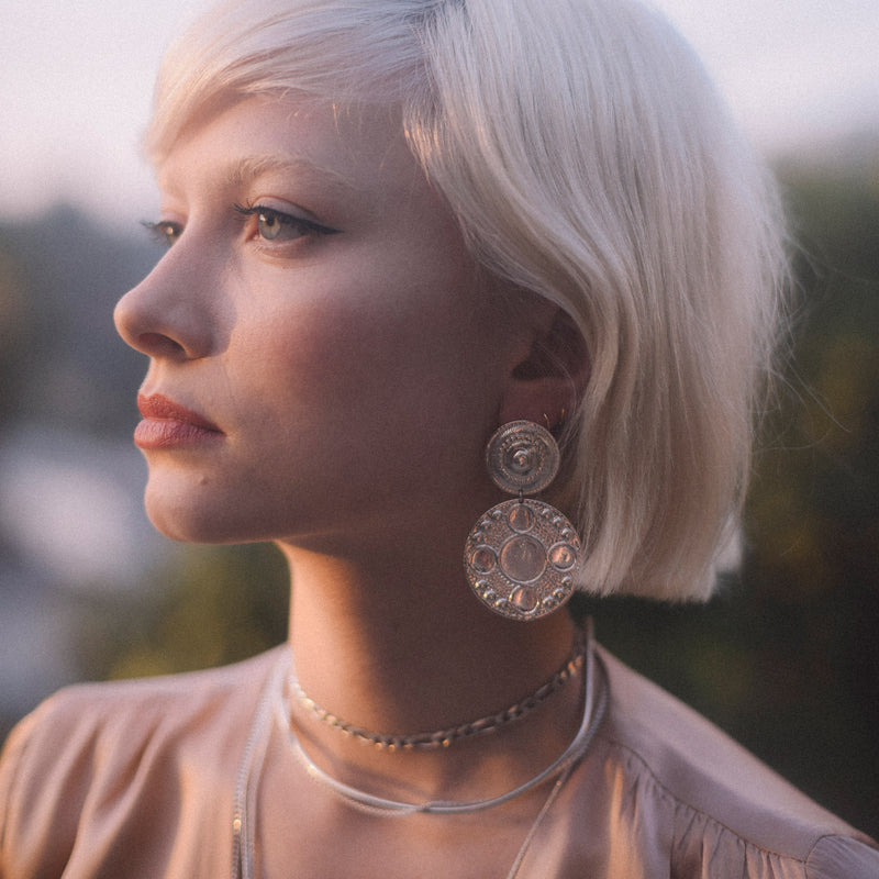 Sofia Earrings in Sterling Silver