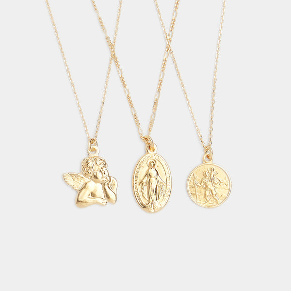 Kris Combo Necklaces in 14k Gold Vermeil