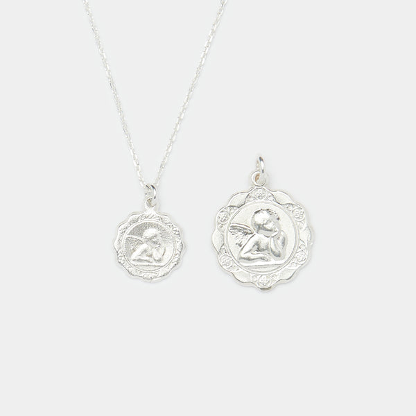 Baby Luna Medallion in Silver for Her