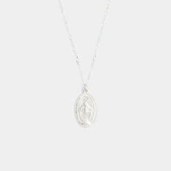 Madonna Necklace in Silver for Her
